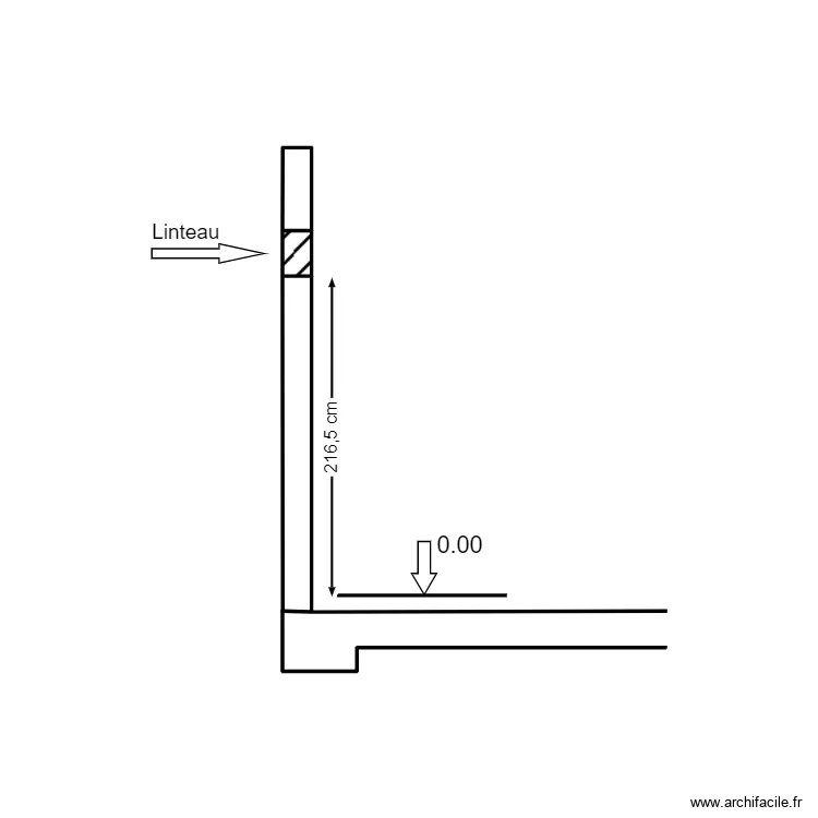 COUPE GRAND. Plan de 