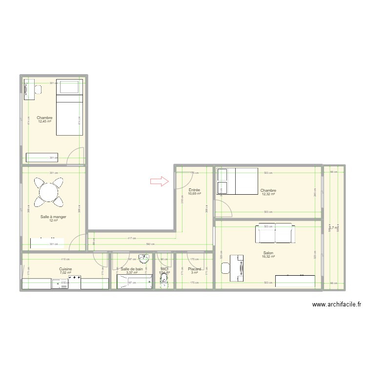 DOSSIER CHAUVAUX. Plan de 0 pièce et 0 m2