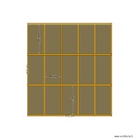 Toit (OSB + pare pluie + demi chevron + chevron)