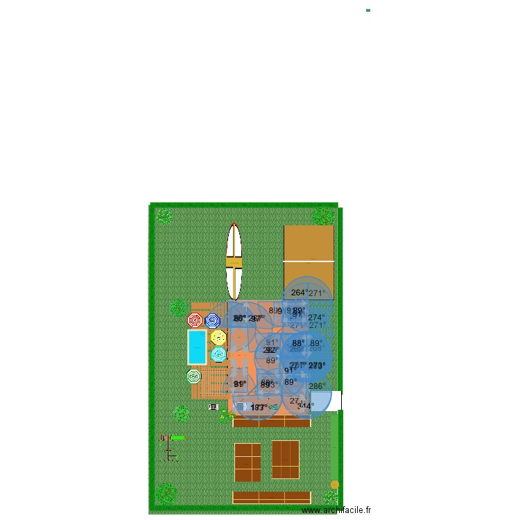 Plan ZY. Plan de 0 pièce et 0 m2