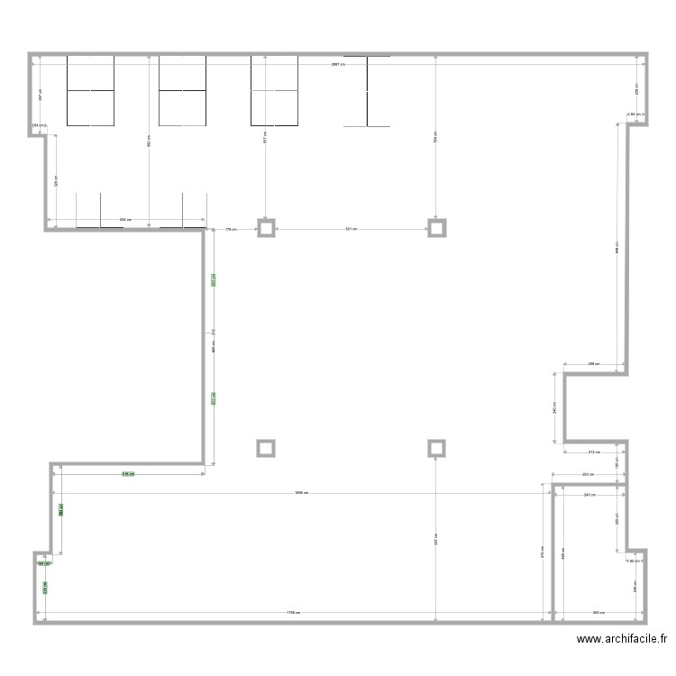 6 Berri 5 Amenagement. Plan de 6 pièces et 334 m2