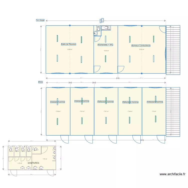 SM Moury Thomas Piron. Plan de 