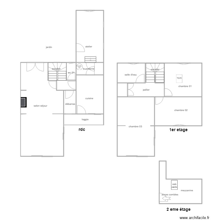 sacher . Plan de 0 pièce et 0 m2