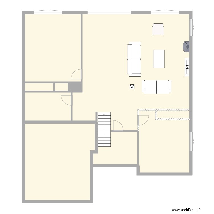 sous sol u7. Plan de 0 pièce et 0 m2