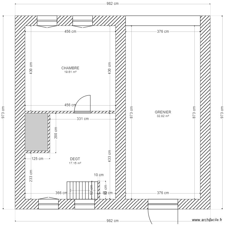 BAUER ETAGE. Plan de 0 pièce et 0 m2