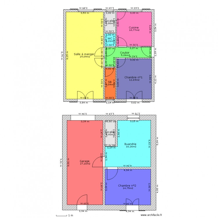 MAison. Plan de 0 pièce et 0 m2