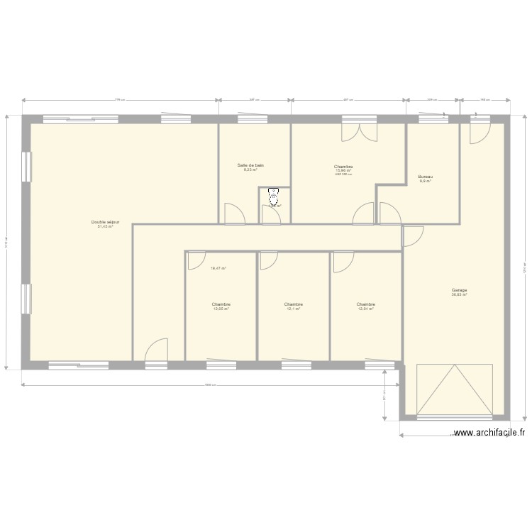 maison 1. Plan de 0 pièce et 0 m2