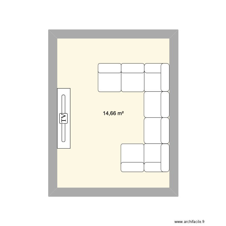 salon. Plan de 0 pièce et 0 m2
