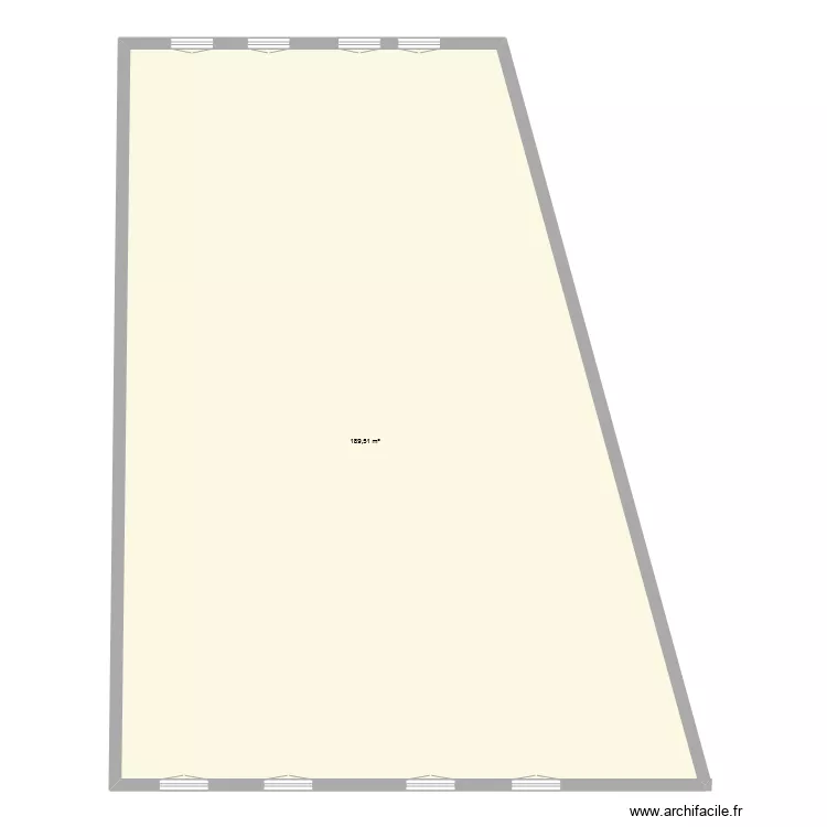 ch&ecirc;ne. Plan de 