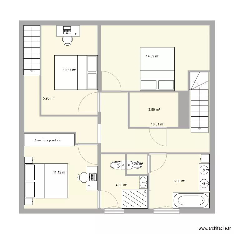 Garches agencement1. Plan de Garches agencement1. Plan de