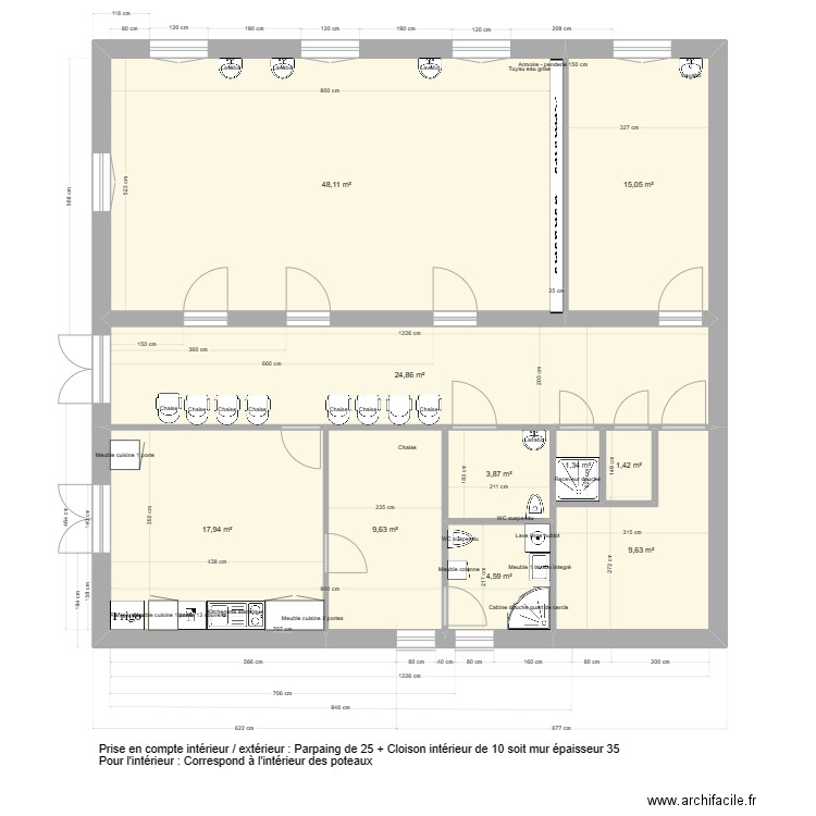 V2 Sous-Sol SCI Remi. Plan de 0 pièce et 0 m2