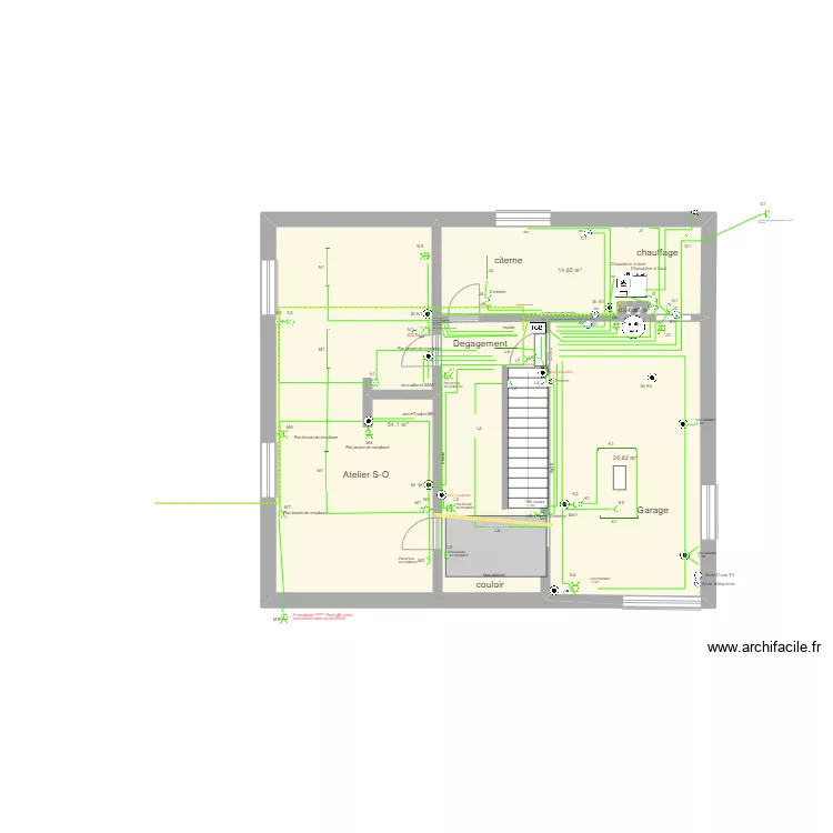 20220523 Electricit&eacute; cave Pierre. Plan de 