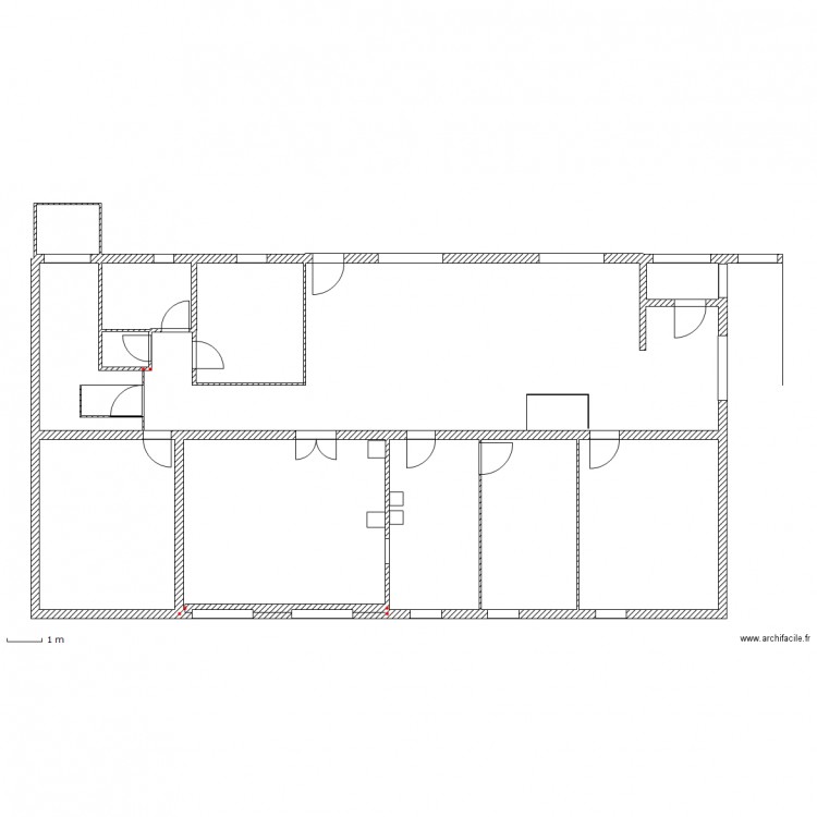 PERNANT 1ER 2TAGE. Plan de 0 pièce et 0 m2