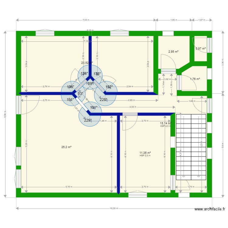 maison 12mai2022. Plan de 7 pièces et 78 m2