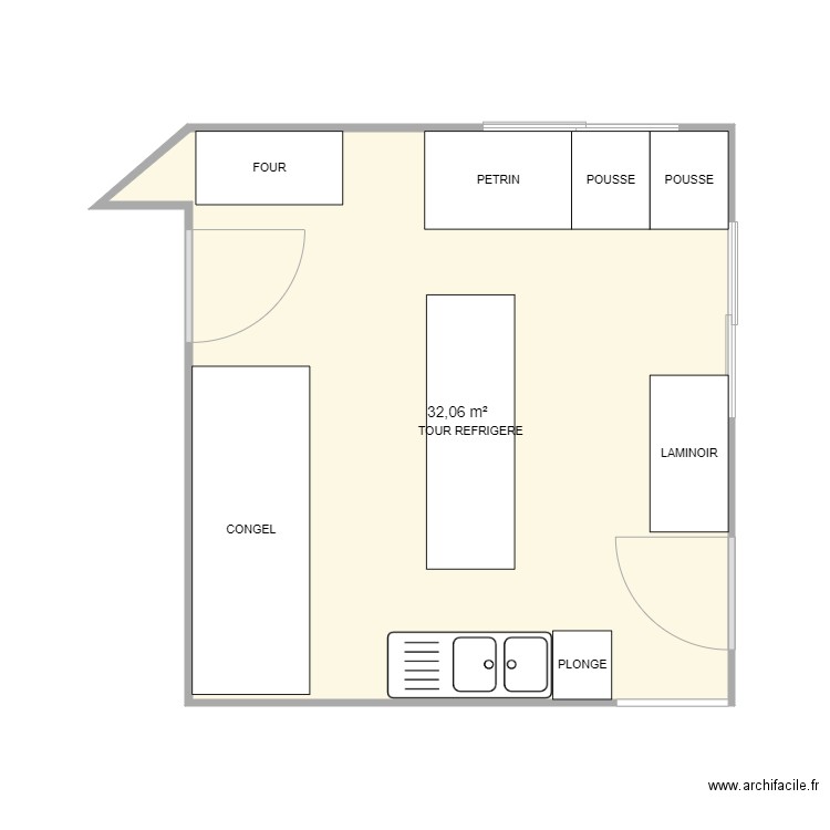 LABO TOURNES. Plan de 0 pièce et 0 m2