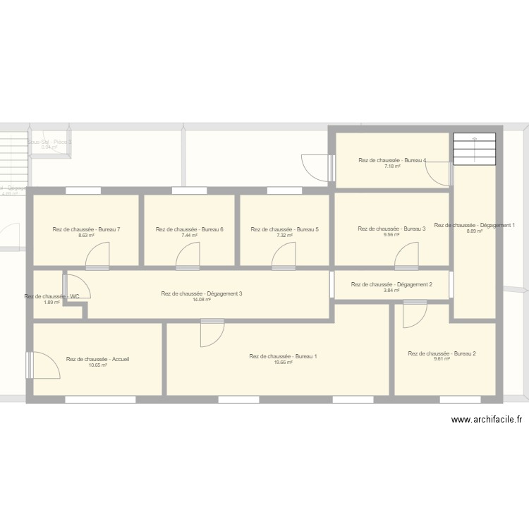 Plan Existant  Marcoussis. Plan de 0 pièce et 0 m2