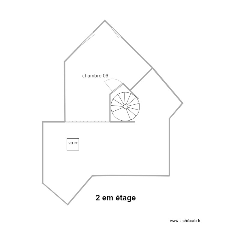 LOUPPE am 2e etage. Plan de 0 pièce et 0 m2