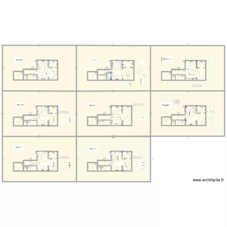 Pr&eacute;au. Plan de 32  et 5347 m²