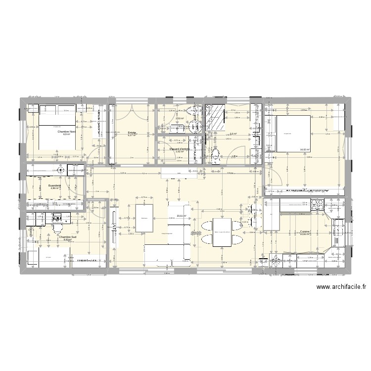 Ma maison. Plan de 0 pièce et 0 m2