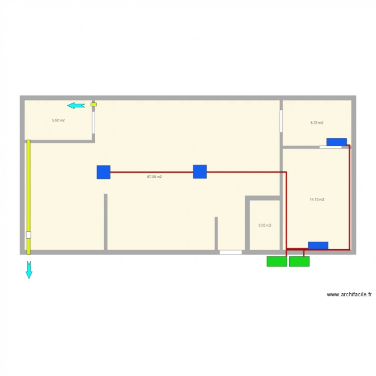 TRANSCONTINENT ST DENIS. Plan de 0 pièce et 0 m2