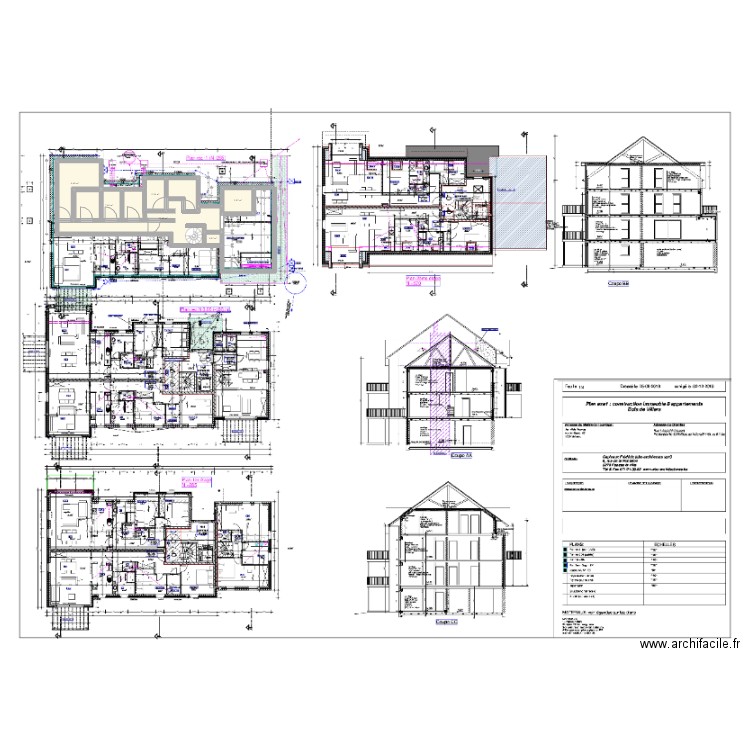 Caves Bosman. Plan de 6 pièces et 36 m2