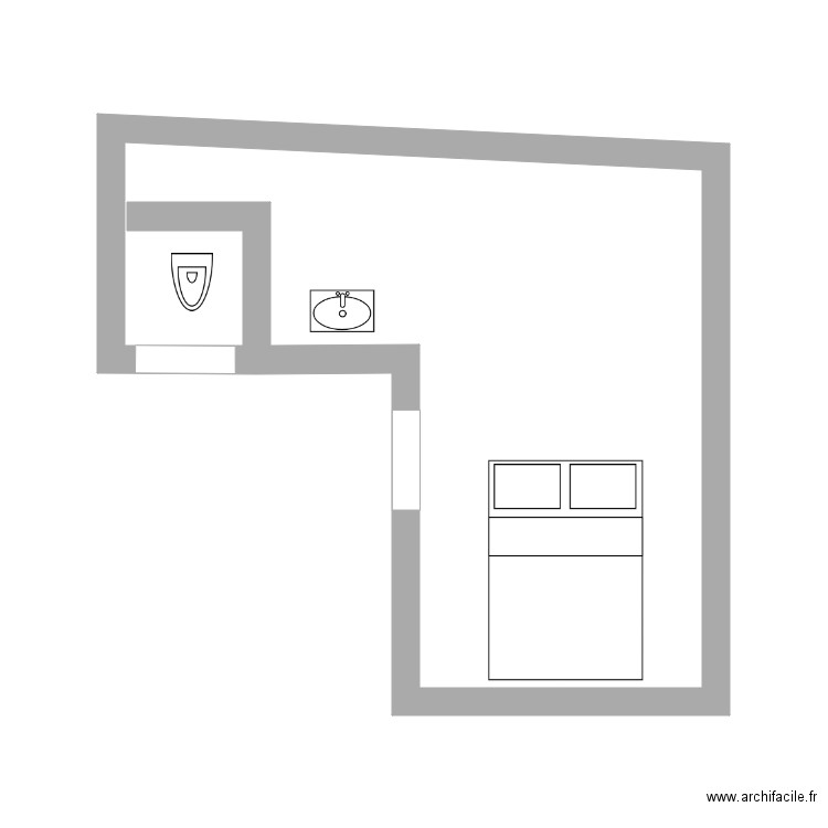 CHAMBRE 2. Plan de 0 pièce et 0 m2