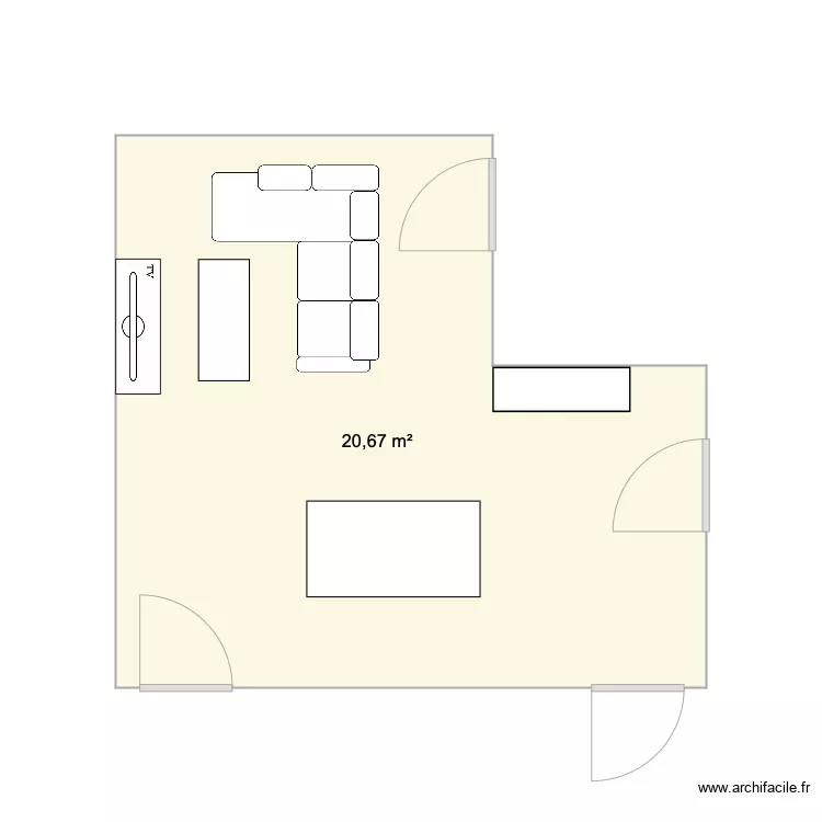 Appartement . Plan de 