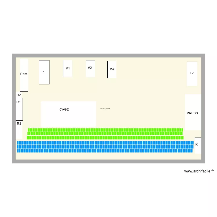 SALLE DE GYM 1. Plan de 