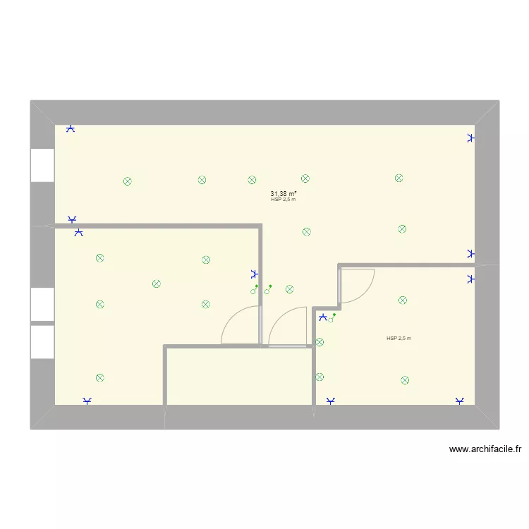 grenier croisette avec elec. Plan de 