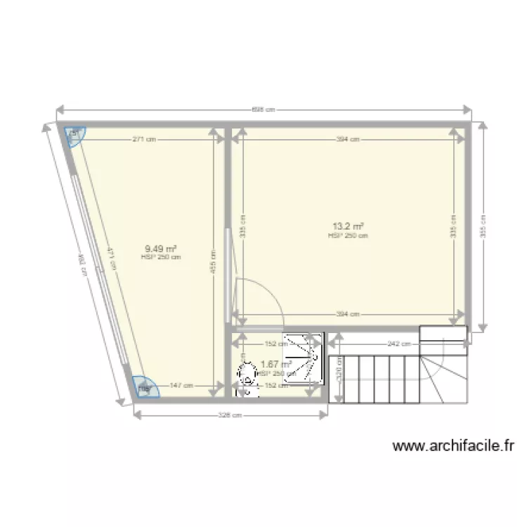 3eme &eacute;tage. Plan de 