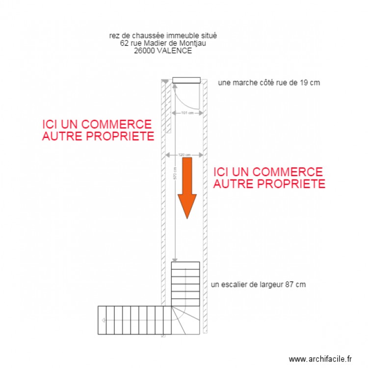 DR BABAYEGUIDIAN RDC DE L IMMEUBLE. Plan de 0 pièce et 0 m2