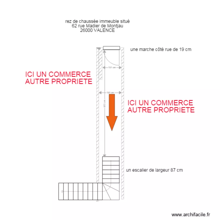 DR BABAYEGUIDIAN RDC DE L IMMEUBLE. Plan de DR BABAYEGUIDIAN RDC DE L IMMEUBLE. Plan de