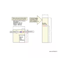 Retour cloison basse de la cuisine 