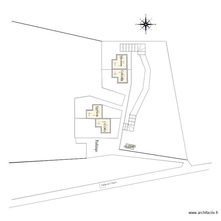 Résidence La Raggia. Plan de 0 pièce et 0 m2