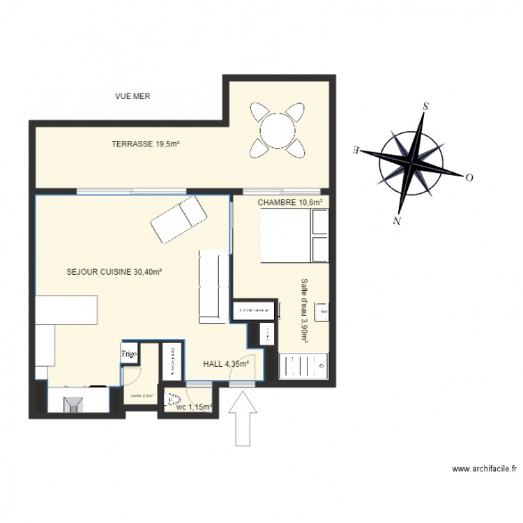 f2 Santa Lina. Plan de 0 pièce et 0 m2