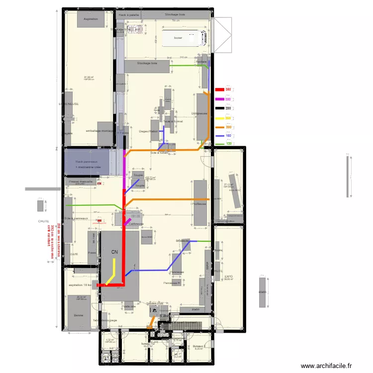 atelier Yann V5. Plan de 