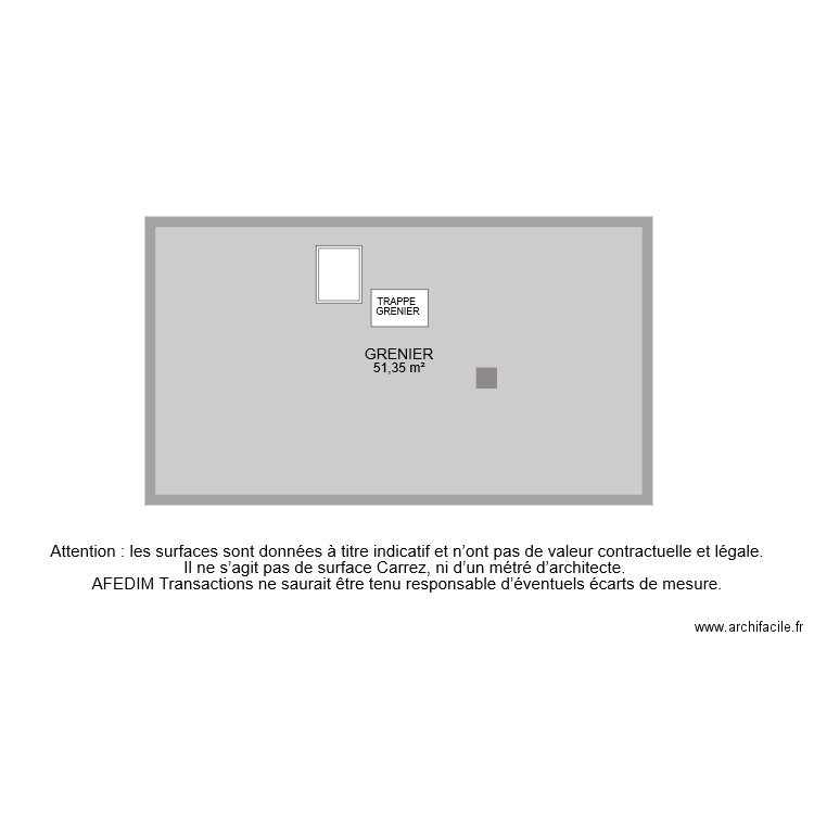 BI 8497 GRENIER . Plan de 0 pièce et 0 m2