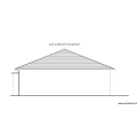 Fa&ccedil;ade nord-est / Existant 