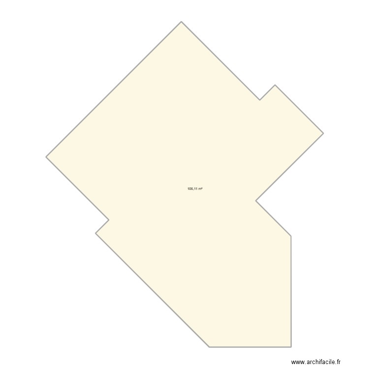 pierre et marie currie 45 . Plan de 1 pièce et 106 m2