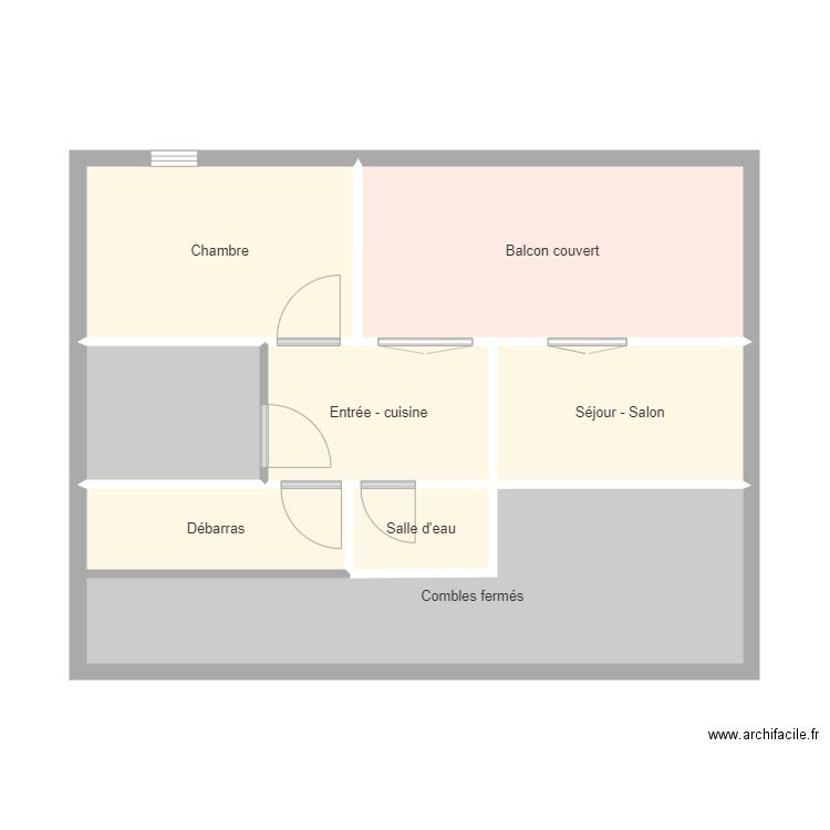 LE CHATELLIER 2nd. Plan de 8 pièces et 50 m2