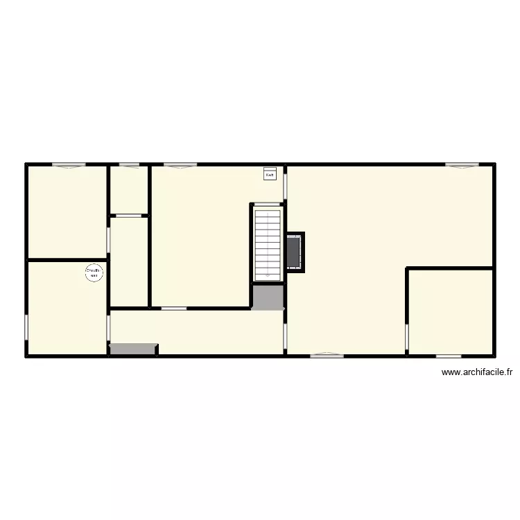 LEBLANC RDC. Plan de 