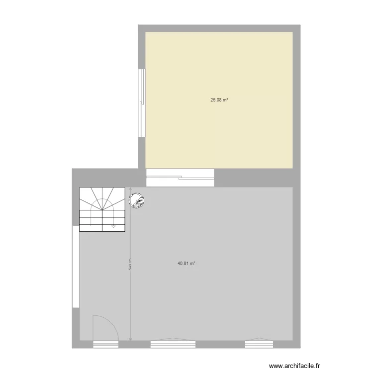 salon 4. Plan de 