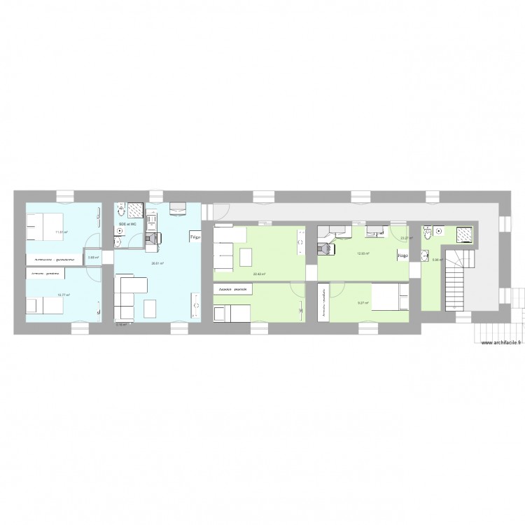 Plans Maison 3 niv division. Plan de 0 pièce et 0 m2