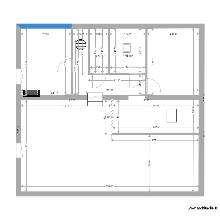 condeon 2 etage1 V 3 81118. Plan de 0 pièce et 0 m2