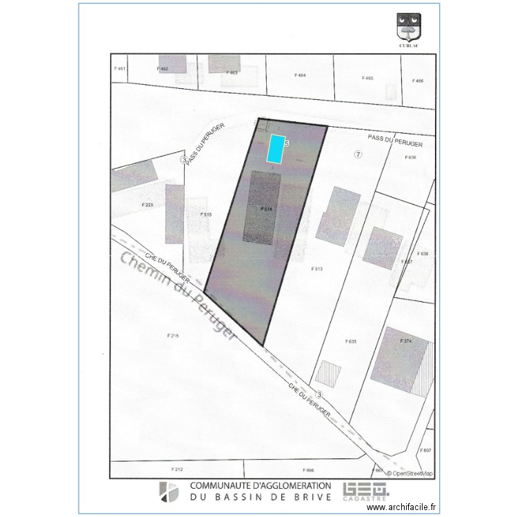 MAISON. Plan de 0 pièce et 0 m2