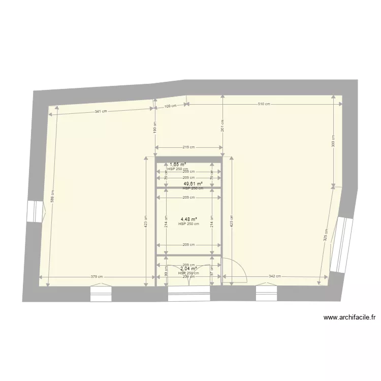 Malaucene R3 existant. Plan de Malaucene R3 existant. Plan de