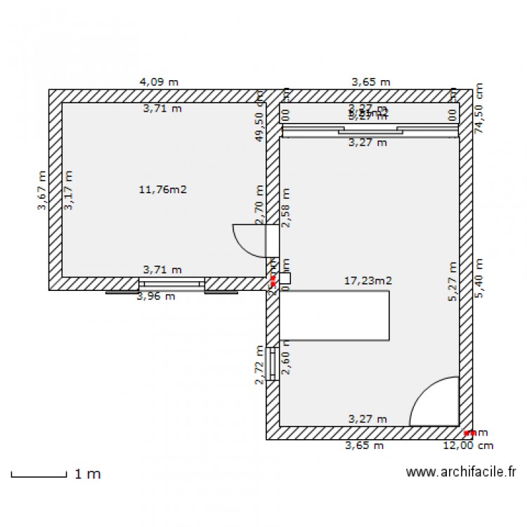 chambres. Plan de 0 pièce et 0 m2