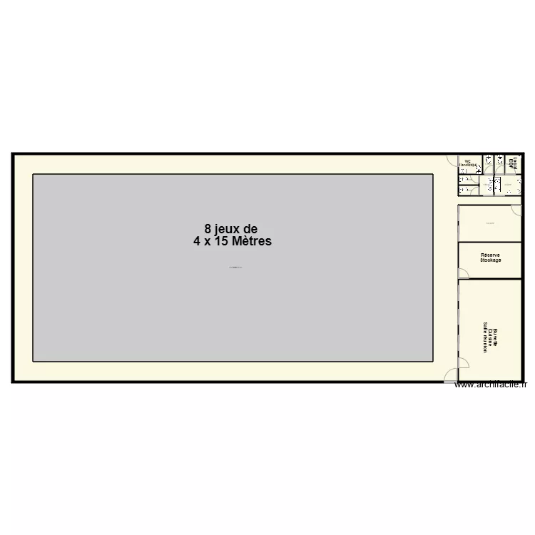 Maison Vivy. Plan de 