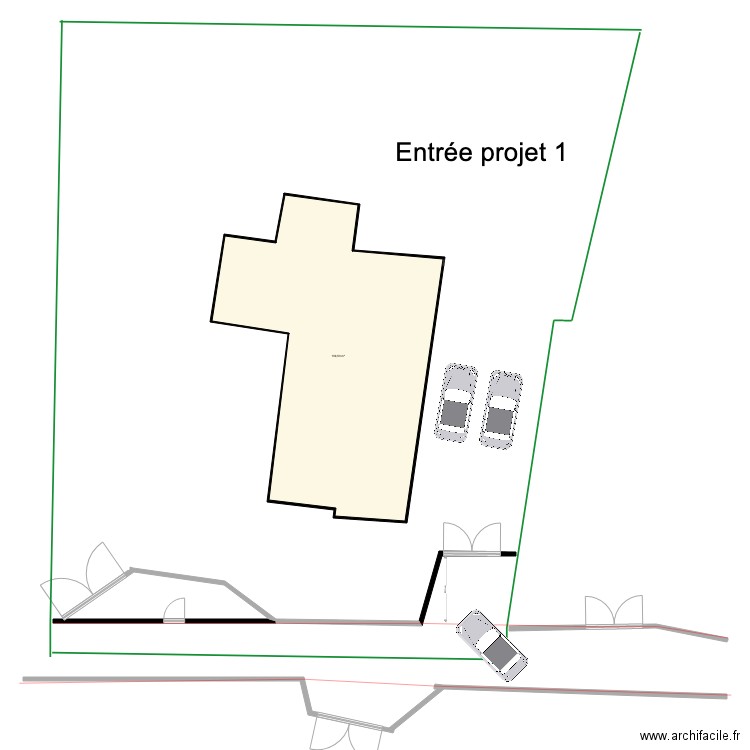 Entrée projet DP. Plan de 0 pièce et 0 m2