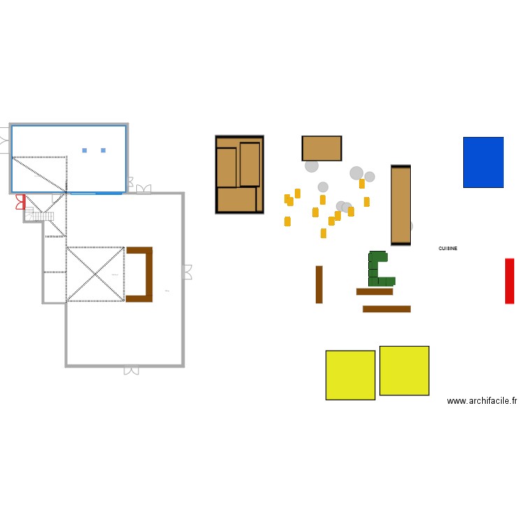 ADI  Plan d ensemble MEZZANINE. Plan de 0 pièce et 0 m2